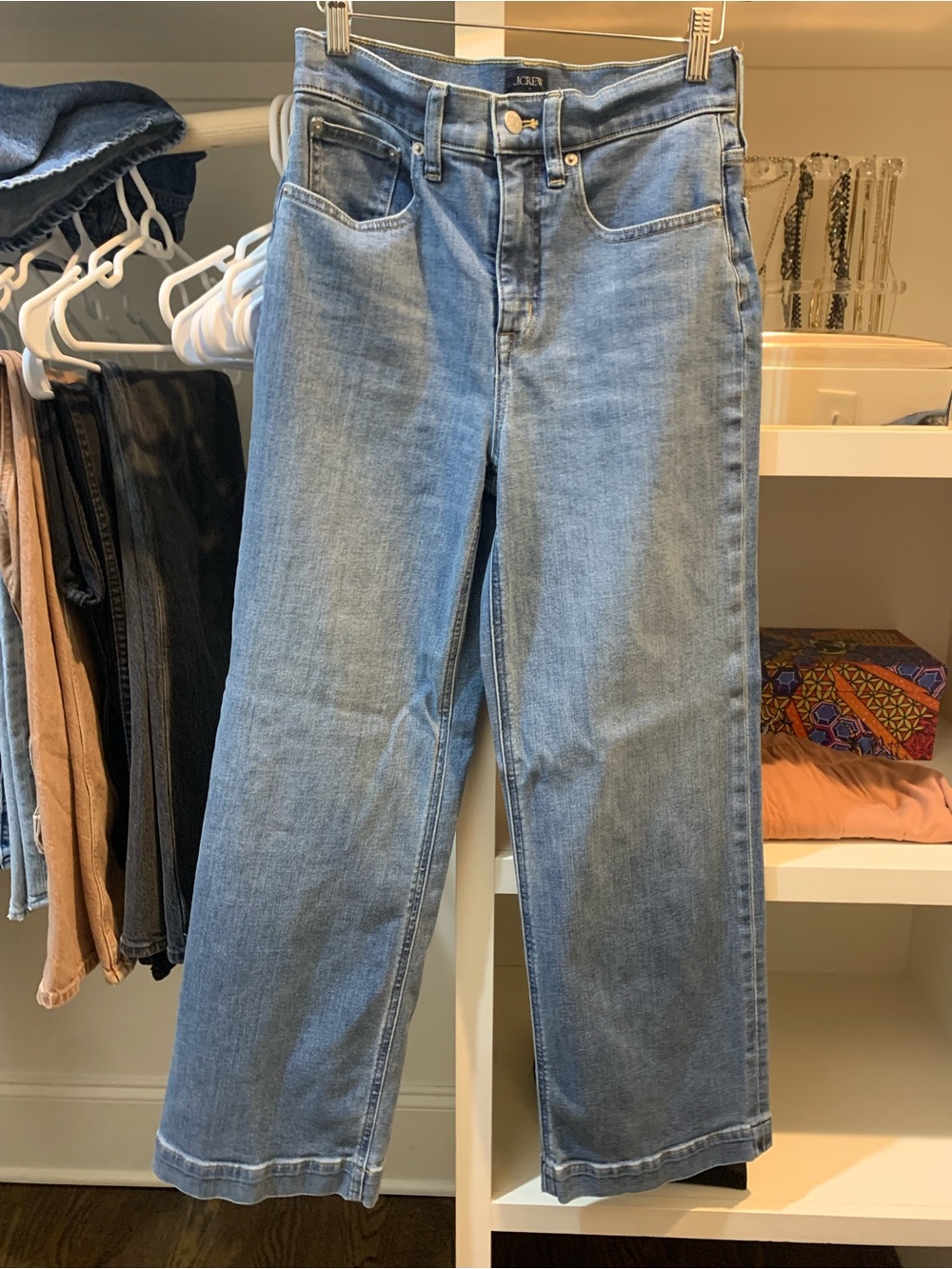 J. Crew classic High-Rise Wide-Leg Jeans